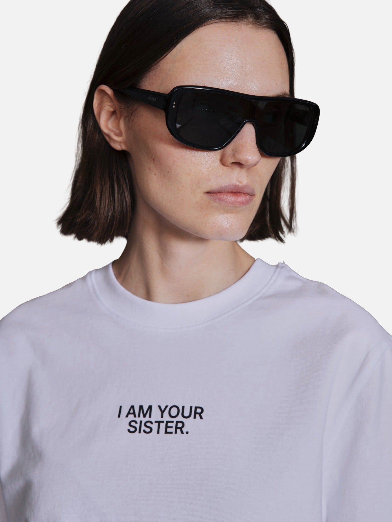 White cotton T-shirt - Online release to follow.