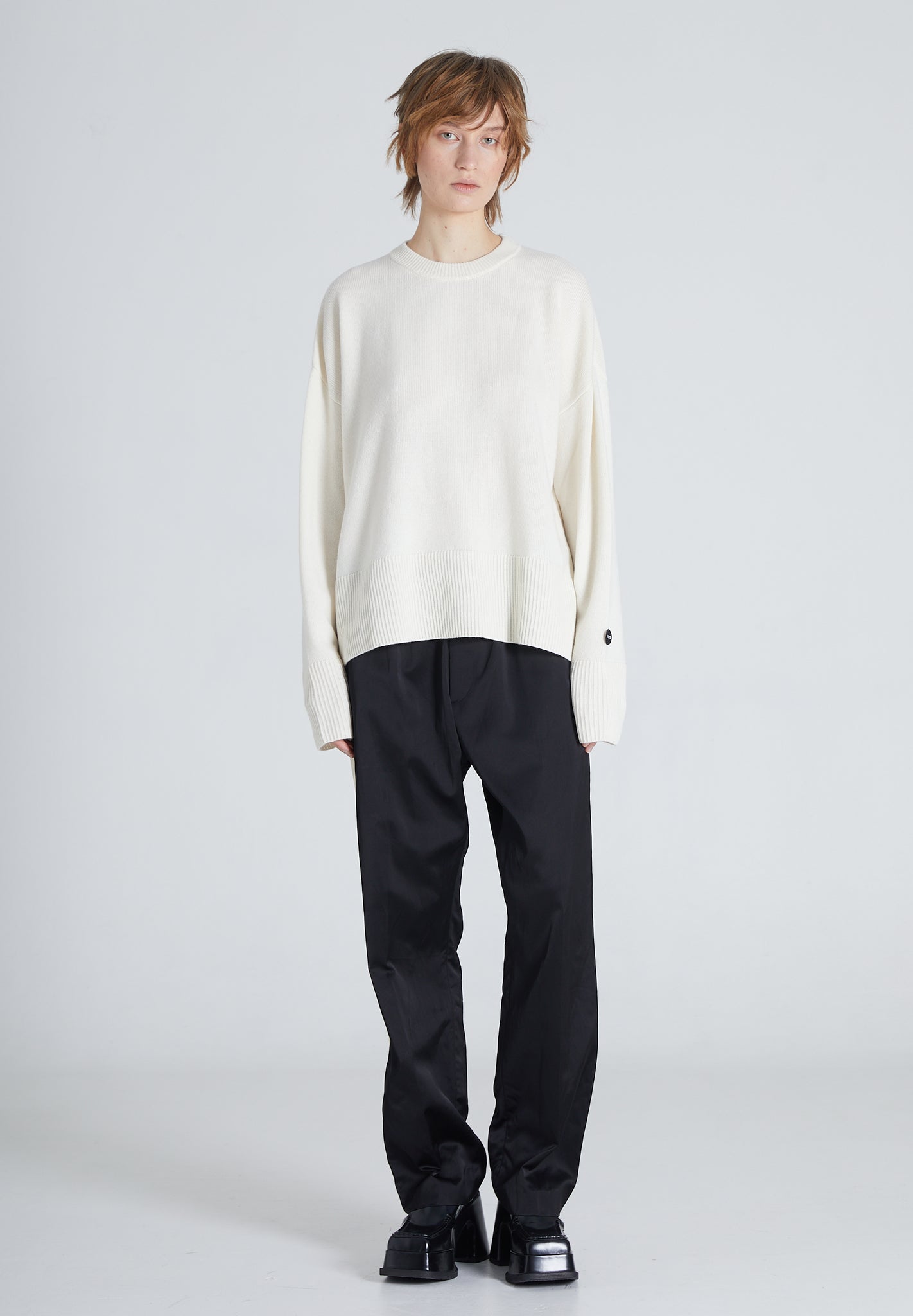 CREW NECK CREAM