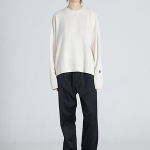 CREW NECK CREAM